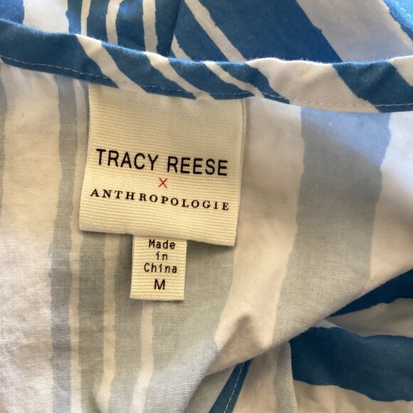 Tracy Reese x Anthropologie Top Size Medium Catamaran‎ Striped Sleeveless - Picture 3 of 8